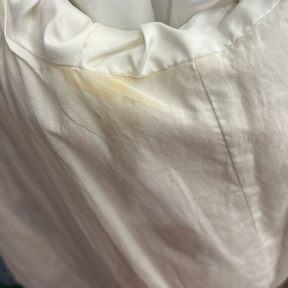 Lafayette 148 Jacket Elegant White Embroidered Women's Size 6 Embroidered Beaded - Picture 10 of 12